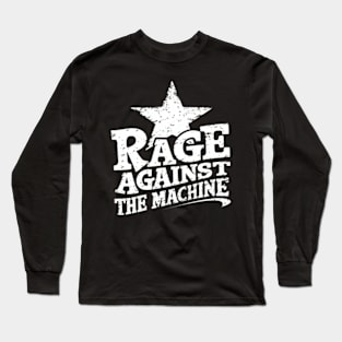 Rage Against The Machine Distressed Long Sleeve T-Shirt